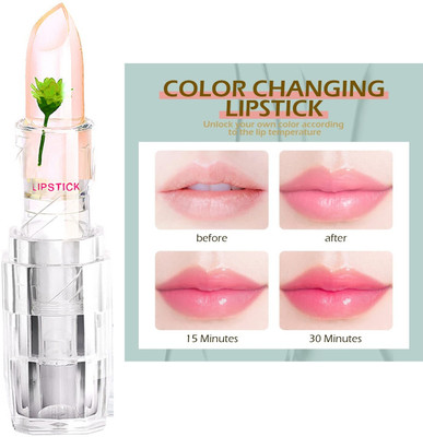 tanvi27 Multi-Use Lips and Cheek Tinted PH Temperature Changing Jelly Lipstick Fruite(Pack of: 1, 3.8 g)