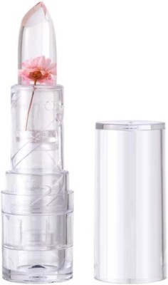 Sheny New Waterproof Flower Lipstick Jelly Flower Transparent Color Changing Lipstick(PINK, 18 g)