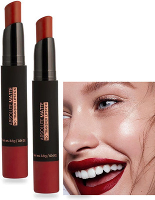 ADJD Combo Absolute Matte Non Transfer Premium Lipstick dark red(dark red, 7 g)