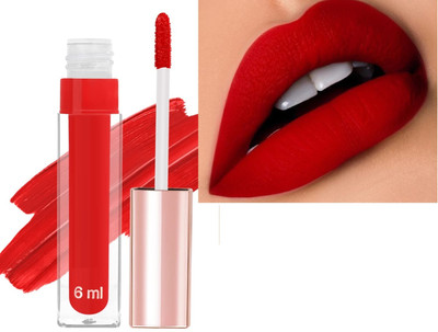 manasona Matte Perfect Long Lasting, Non Transfer Liquid Matte Lipstick for women(red, 6 ml)