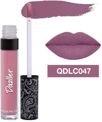 Dazller Light Purple Lipstick Long-Lasting Creamy Matte Lipstick for Women(light purple, 4 g)