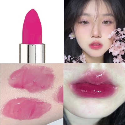 MYEONG Glossy Gel Smooth Texture Glass Finish Lipstick(Pink, 3.6 g)