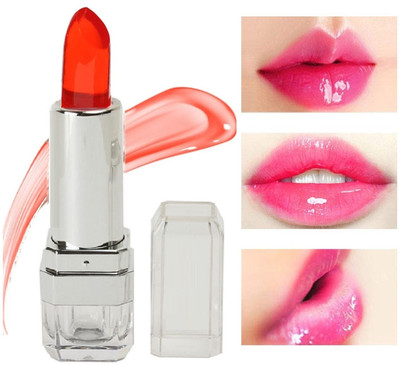 Arcanuy Red color change gel water proof lipstick long lasting(red, 3.6 g)