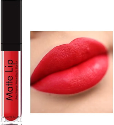 Wonholli LONG LASTING AND WATERPROOF LIPSTICK(Red, 6 ml)