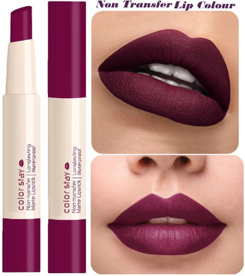 Yuency Moisture Matte Longstay Lipstick Ultra Matte Finish(wine, 2.1 g)