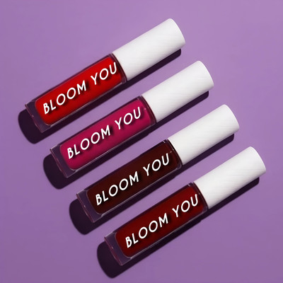 BLOOM YOU Inferno Reds – Pack of 4 Bold Flames(Red, 10 ml)