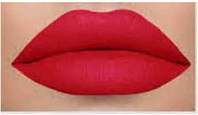 Luipui waterproof and liquid form red color matte lipsticks for pretty womens(red, 6 ml)