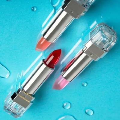 manasona Transparent Moisturizing Jelly Lipstick for Glossy Pink Lips FRUTIY(Pack of: 3, 10.6 g)