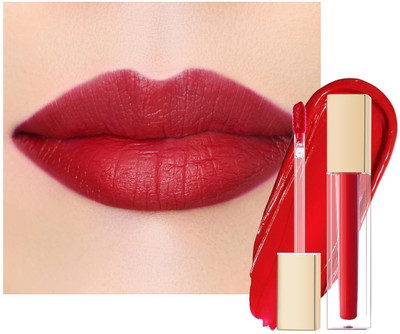 GABBU Non Transfer Red Liquid Lipstick(Red, 6 ml)