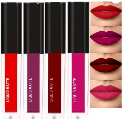 Jiwoo Non Transfer Waterproof Longlast SensationaL Liquid Matte Mini Lipstick(multicolour, 24 ml)