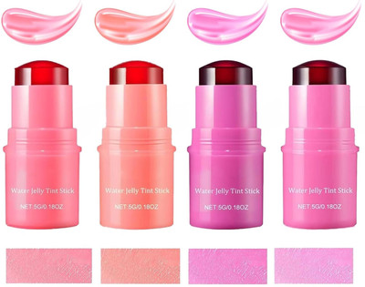 Emijun Blush Stick, Jelly Tint Blush Stick For Cheeks&Lip, Buildable & Blendable(MULTI, 20 g)