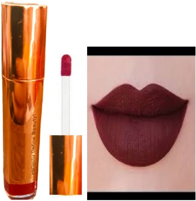 Luipui wonderful best maroon matte finish lipstick pack of 1(maroon, 6 ml)