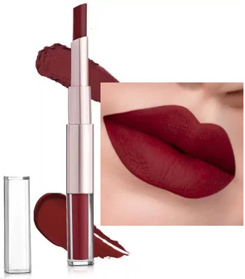 GABBU Non Transfer Smudge Proof Longlasting Sensational Liquid Matte Lipstick(maroon, 7 ml)