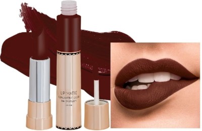 DARVING Non Transfer Smudge Proof 2 in 1 Longlasting Sensational Liquid Matte Lipstick(coffee, 8 g)