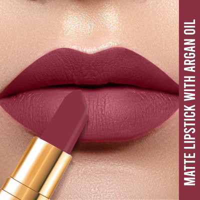 DYSOKAYO Matte Finish 2-in-1 Duo Liquid Lipstick with Matte Finish(Maroon, 8 g)