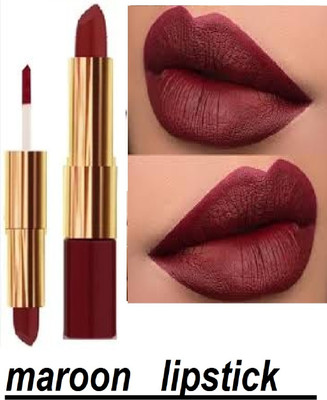 Luipui maroon matte lipstick awesome best waterproof(maroon, 6 g)