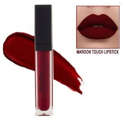 Yuency Non Transfer Waterproof Longlast Matte Liquid Lipstick(Maroon, 6 ml)