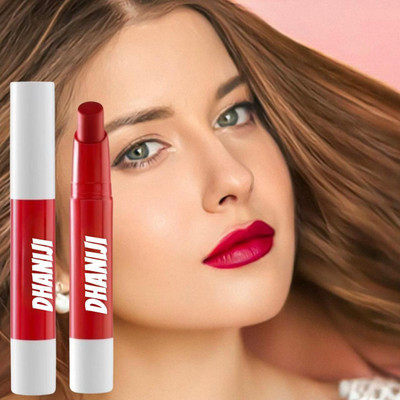Dhaniji Highly Pigmented Long Lasting Non Transfer Matte Crayon SEXY RED Lipstick(RED, 5 g)