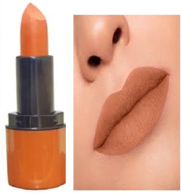 Luipui waterproof light brown matte lipstick long lasting pack of 1(brown, 6 g)