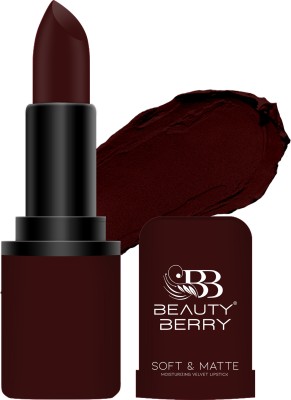 Beauty Berry Soft & Matte Moisturizing Velvet Lipstick(14 - Deep Mulberry, 4 g)