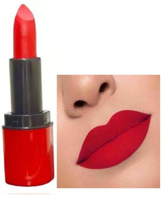 Luipui red matte look crayon lipstick pack of 1 waterproof(red, 6 g)
