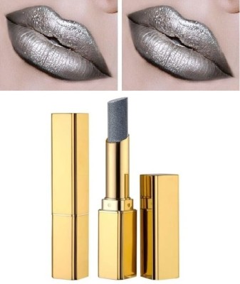 BLUEMERMAID SHIMMERY SHINE FINISH LIPSTICK FOR WOMEN(SILVER, 3.6 g)