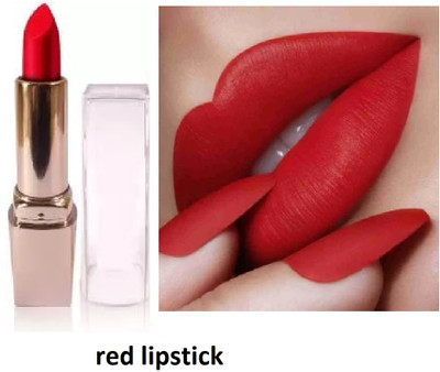 Luipui matte finish new red best for creamy and lovely color pack of 1(red, 6 g)