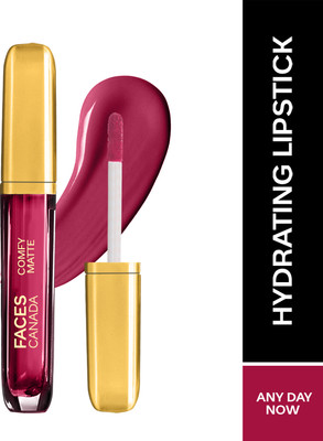 FACES CANADA Comfy Matte Liquid Lipstick| 10HR Stay | No Dryness(Any Day Now 04, 3.8 ml)