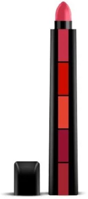 CHATURNAAR Fab Red Edition 5 in 1 Pocket Matte Lipstick((Red Edition), 7.5 g)