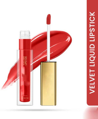 Emijun Liquid Lipstick | Non-Drying | Smudge-Proof -10(RUST RED, 4 ml)