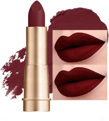 GULGLOW99 Pure Matte Lipstick | Long Lasting, Hydrating & Lightweight Lipstick(MAROON, 3.5 g)
