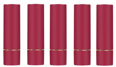 Luipui Best long lasting smooth finish pink lipstick pack of 5(Pink, 25 ml)