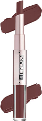 AEPRUY 2 in 1 Matte Lipstick And Liquid Lip Gloss waterproof(Brown, 12 ml)