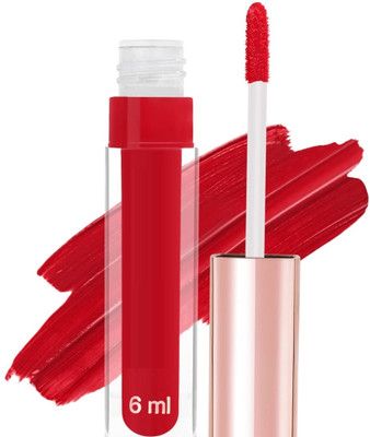 GFSU PERFACT MATTE LIQUID LIPSTICK SMUDGE PROOF(RED, 6 ml)