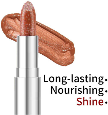 THTC Metal Matte Lip Glaze Diamond Shiny Non-stick Cup Lipstick(Shade 03, 3.6 ml)