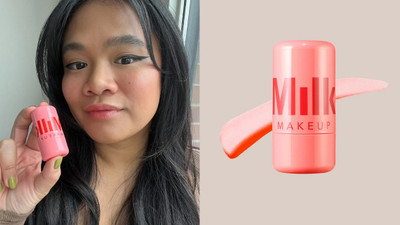 THTC Best face makeup highlighter and blusher paleete(coral peach)