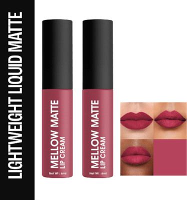 Luipui TRENDING LONG LASTING, WATERPROOF & QUICK DRY LIPSTICK FOR BOLD LOOK PACK OF 2(NO DOUBTS - 04, 12 ml)