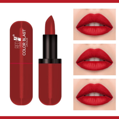 RED4 Bestt Color Blast Matte Lipstick Maroon Lip color for Lipstick for Girls(Red, 5 g)