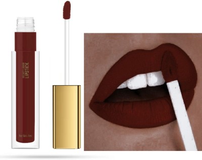 Latixmat Non Transfer Waterproof Longlast Liquid Matte Lipstick Maroon(Maroon, 4 ml)