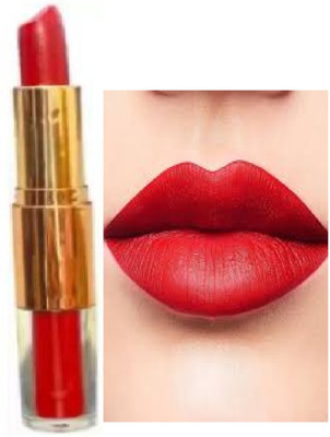 Luipui best latest 2 in 1 red matte lipstick waterproof pack of 1(red, 6 g)