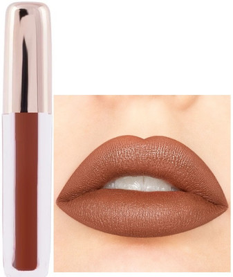 HUZURLU Matte Liquid Lipstick | Lightweight & Comfortable | 10 Hrs Long Lasting(DUSKY BROWN, 3 ml)