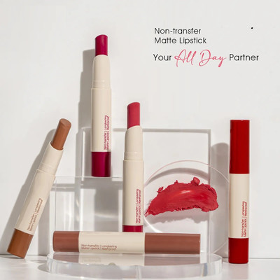 Jiwoo super stay matte finish lipstick for women and men(multicolour, 10 g)
