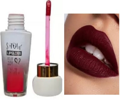 Luipui MAROON MATTE FINISH LONG LASTING PACK OF 1(MAROON, 6 ml)