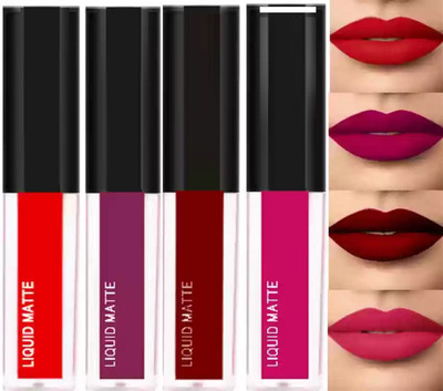 Jiwoo 24 H LONG LASTING MATTE FINISH LIPSTICK(PINK, 7.8 g)
