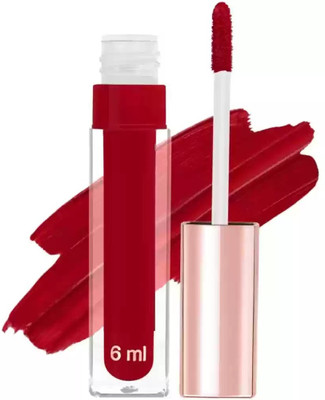 Jiwoo WATER PROOF PIGMENTS LIQUID DARK RED LIPSTICK(red, 6 ml)