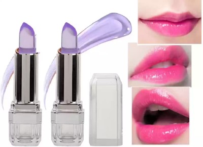 ADJD Combo Purple Glitter Color Change GEL Lipstick(Purple, 7.2 g)