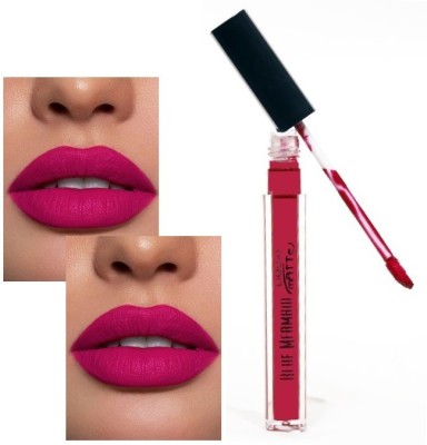 BLUEMERMAID NEW PINK LIQUID LIPSTICK FOR LIP MAKEUP(PINK, 6 ml)