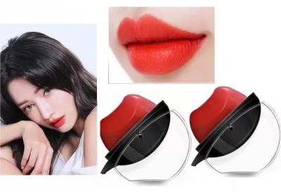 Latixmat matte crayon lipstick all skin type apple design matte lipstick makeup combo(Tomato Red, 16 g)