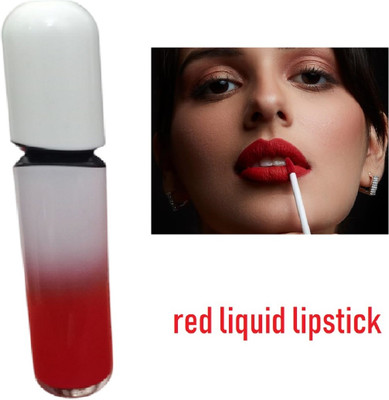 Luipui unique red matte lipstick for girls pack of 1(red, 6 ml)