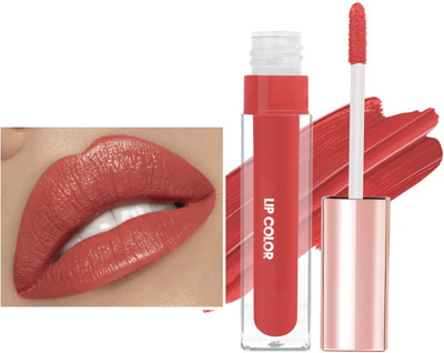 Latixmat NON TRANSFER MATTE FINISH & WATER PROOF LIQUID LIPSTICK(PEACH, 4 ml)